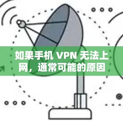 如果手机 VPN 无法上网,通常可能的原因包括 如果手机 VPN 无法上网,通常可能的原因包括