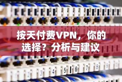 按天付费VPN，你的选择？分析与建议