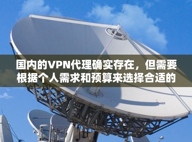国内的VPN代理确实存在,但需要根据个人需求和预算来选择合适的方案。以下是一些关键点