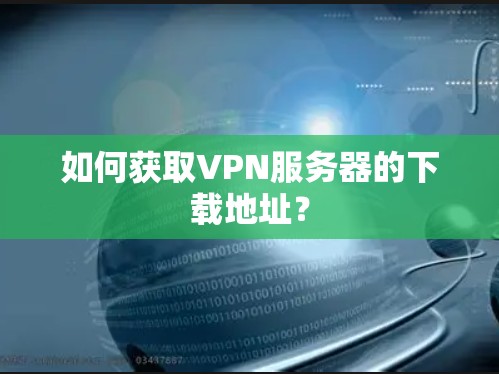 如何获取VPN服务器的下载地址?