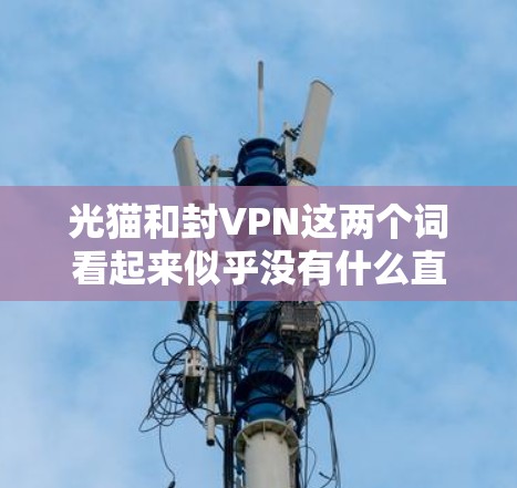 光猫和封VPN这两个词看起来似乎没有什么直接的关联，但可能在某些特定的语境下会有相似的意义。以下是一些可能的解释