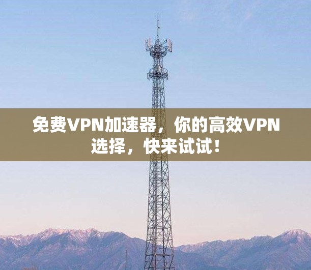 <strong>免费VPN</strong>加速器,你的高效VPN选择,快来试试!
