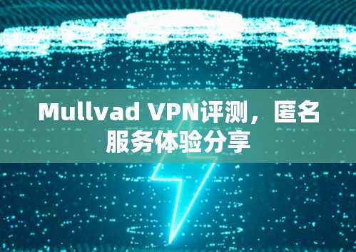 Mullvad VPN评测，匿名服务体验分享