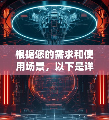 根据您的需求和使用场景,以下是详细的分析和推荐