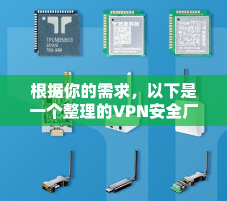 根据你的需求,以下是一个整理的VPN安全厂商合集,涵盖了多种网络环境和需求