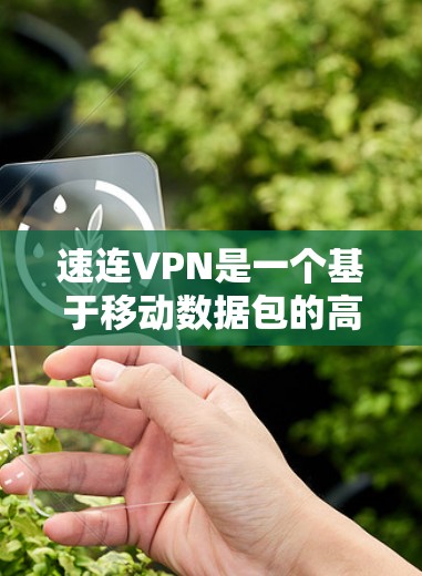 速连VPN是一个基于移动数据包的高速VPN应用,旨在提供快速、安全的网络连接。以下是其功能介绍